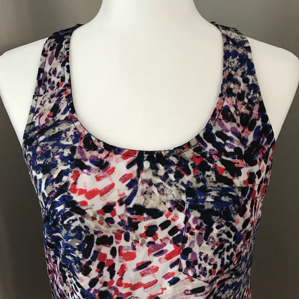 Colorful Animal Print Racerback Tank